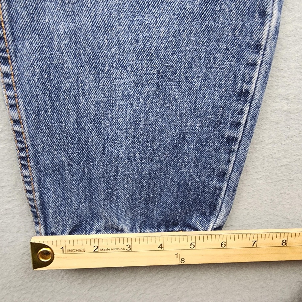 Vintage Levi's 512 Slim Tapered Jeans Juniors 9 Blue High Rise Denim USA 90s - Picture 8 of 12